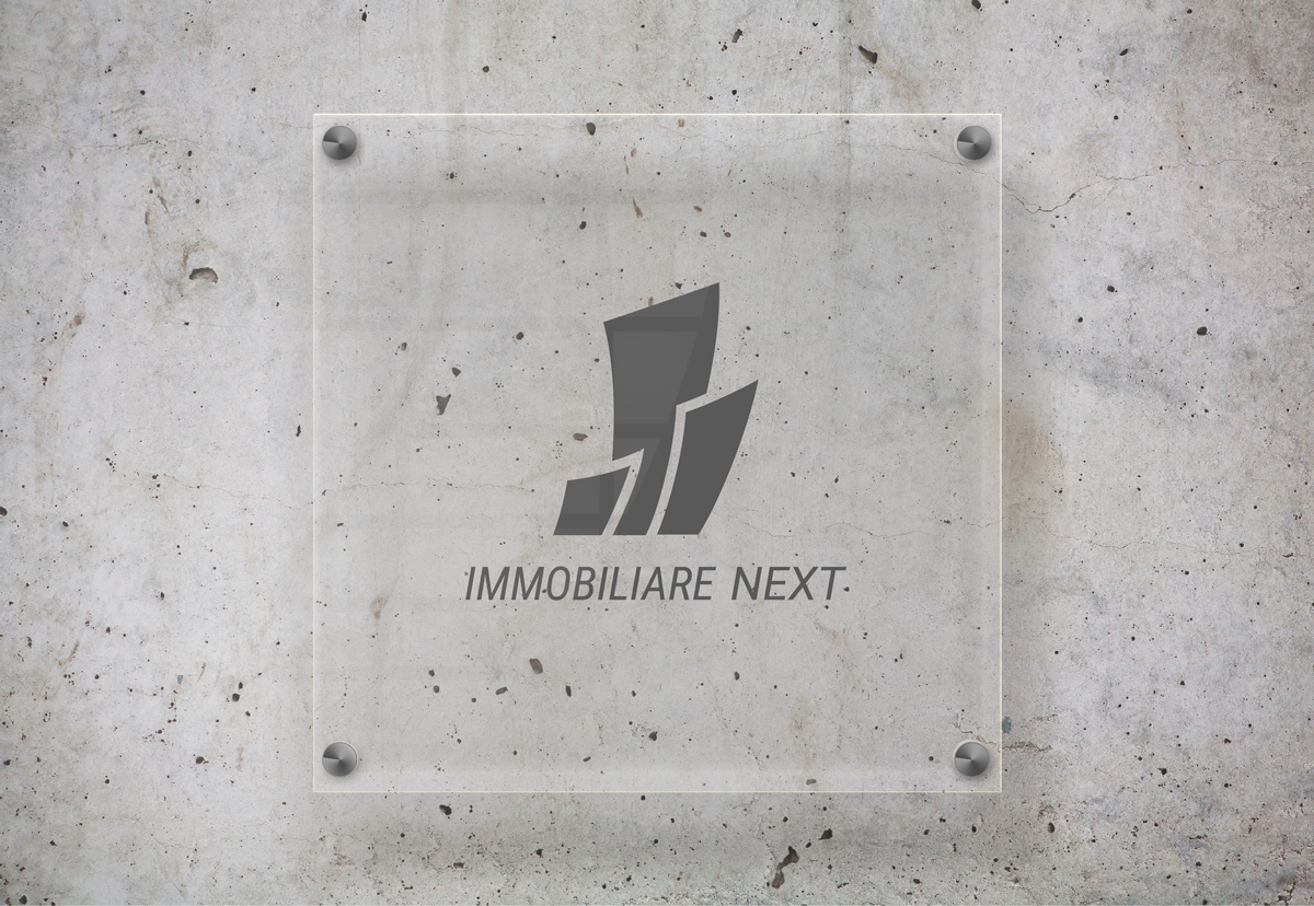 Logo Immobiliare Next, mockup Alessandro Pepe