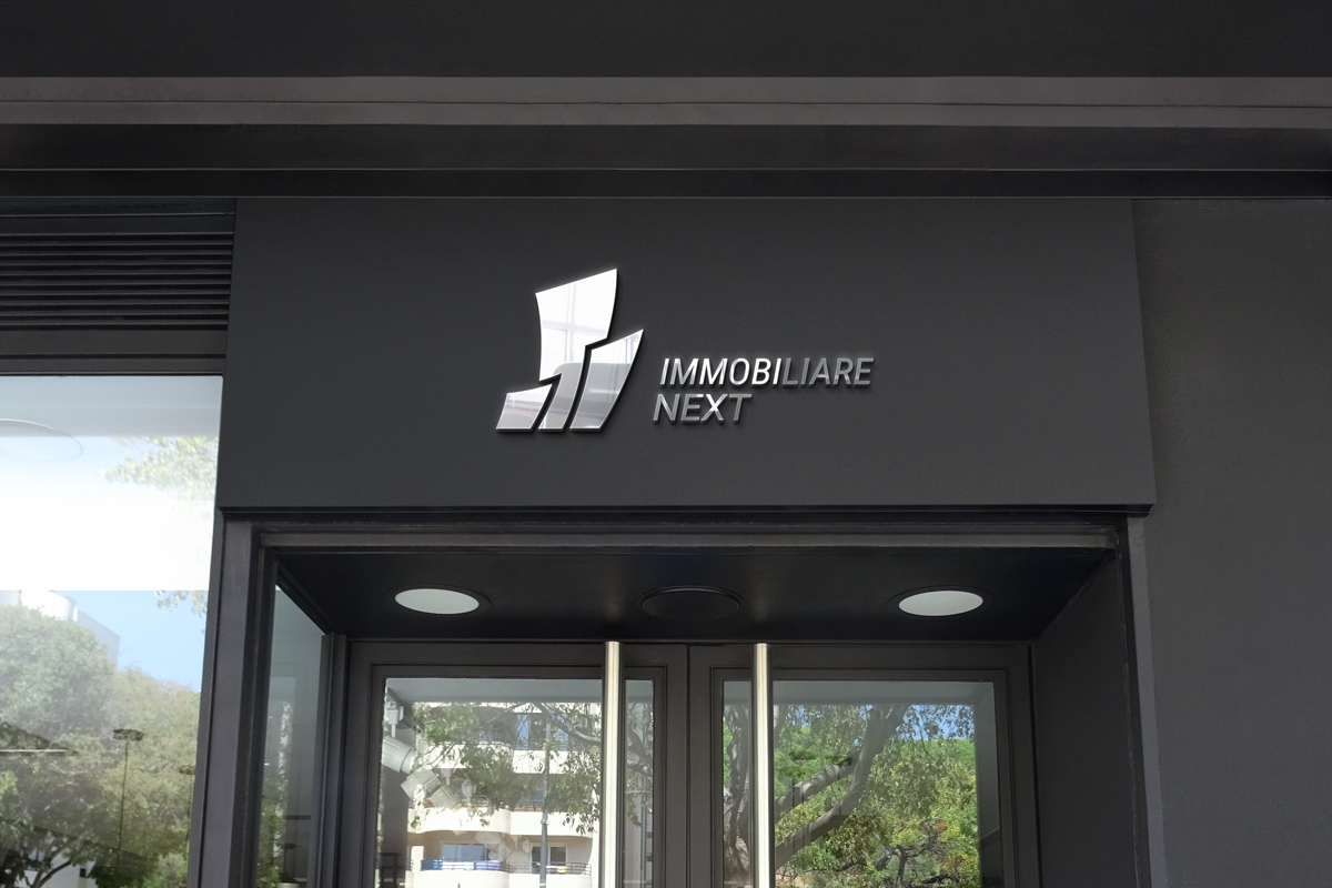 Logo Immobiliare Next, mockup Alessandro Pepe